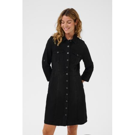 Cream Cream Blousejurk Uniforma black denim