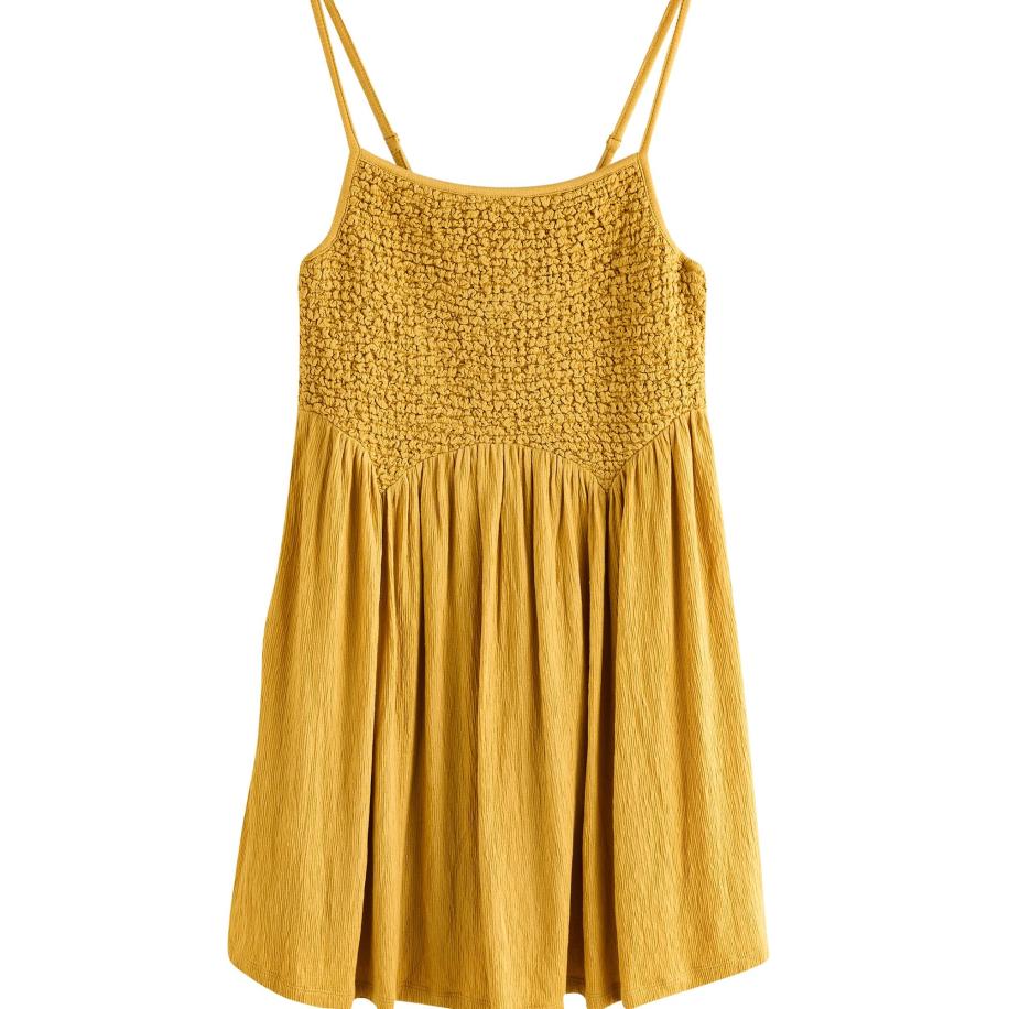 Next Next Jurk geel -