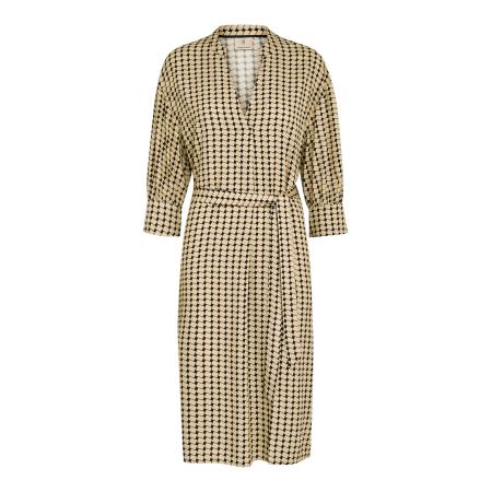 Peppercorn Peppercorn Jurk Lykke Sabia sand / zwart