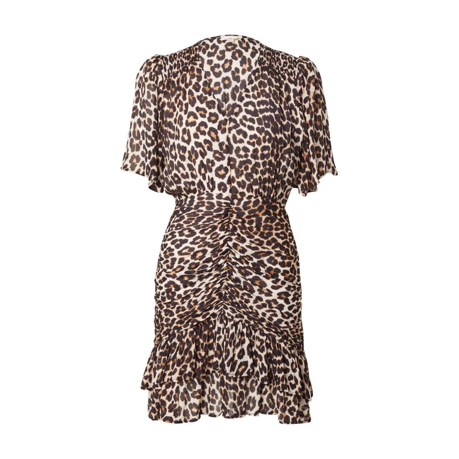 Suncoo Suncoo Jurk CHERRY ecru / cognac / zwart -