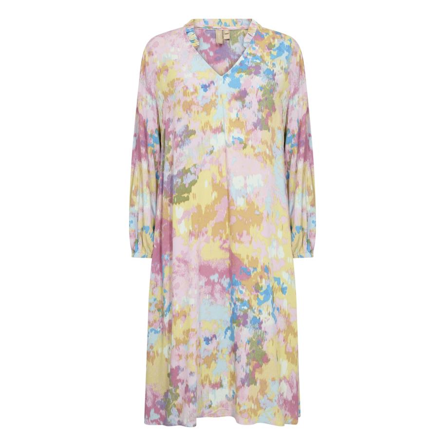 Culture CULTURE Jurk gemengde kleuren -