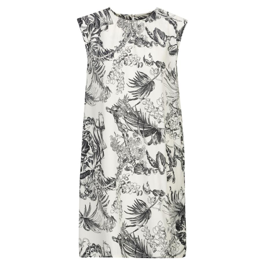 Dine'n'Dance DinenDance Zomerjurk Yuki zwart / wit -
