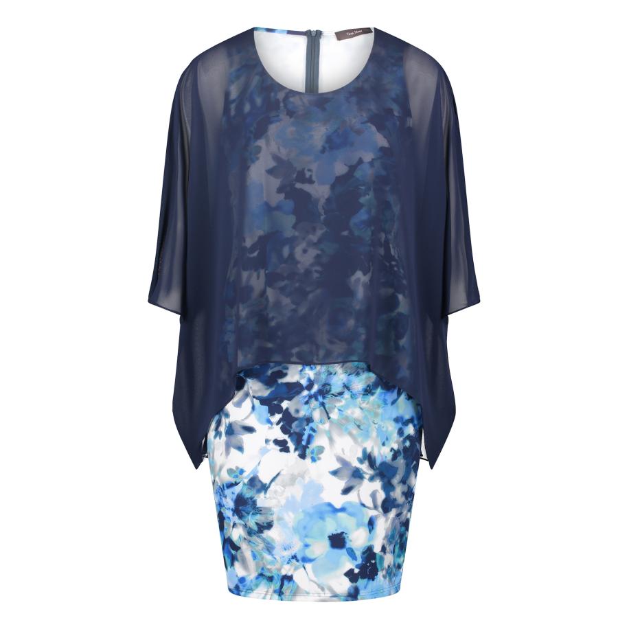 Vera Mont Vera Mont Jurk nachtblauw / lichtblauw / wit -