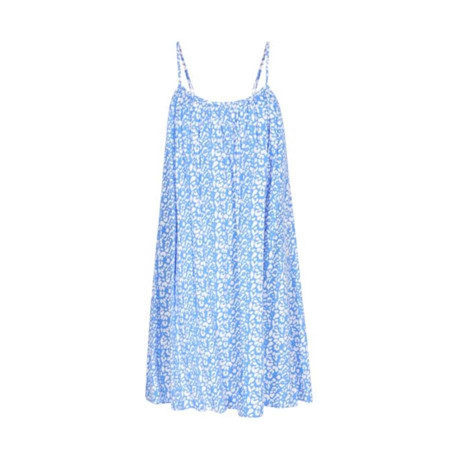 Swirly swirly Zomerjurk lichtblauw / wit -