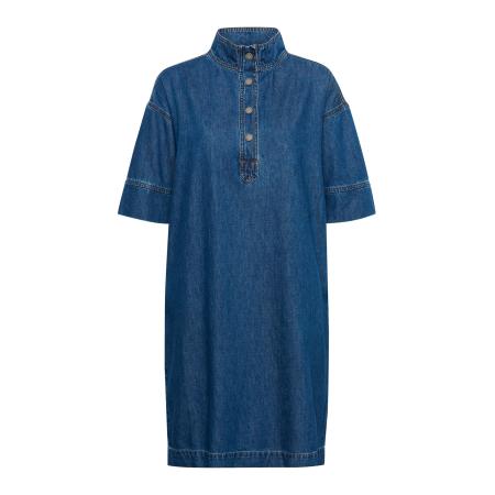 My Essential Wardrobe My Essential Wardrobe Blousejurk Hilma blauw denim