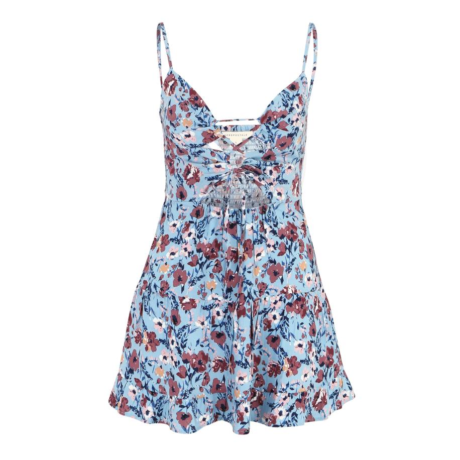 Aeropostale AÉROPOSTALE Zomerjurk navy / lichtblauw / rood / wit -