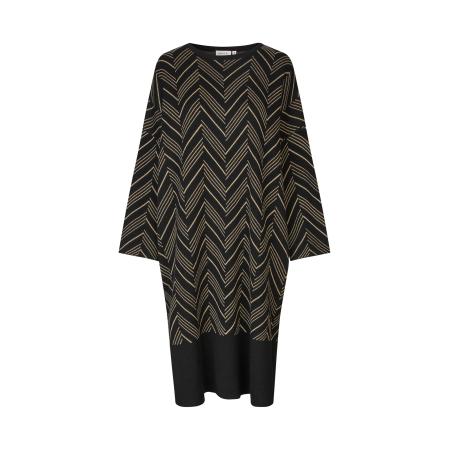 Masai Masai Jurk MaNuska geel / zwart