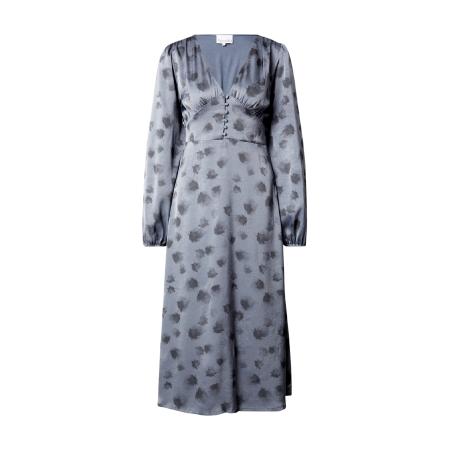 Noella Jurk Lilith smoky blue / zwart