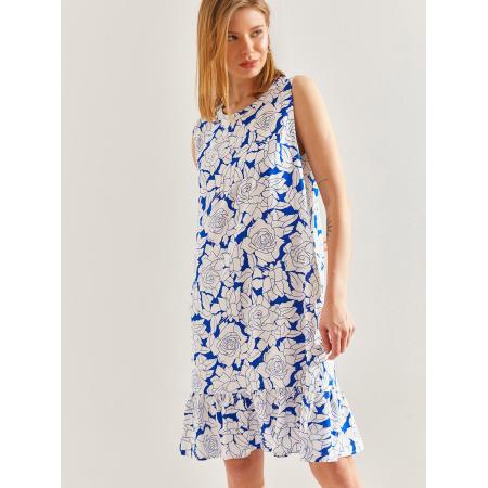 Bianco Lucci Bianco Lucci Jurk blauw / wit