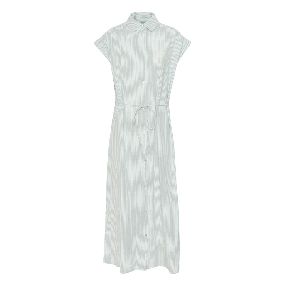 Saint Tropez SAINT TROPEZ Blousejurk Kira pastelblauw -