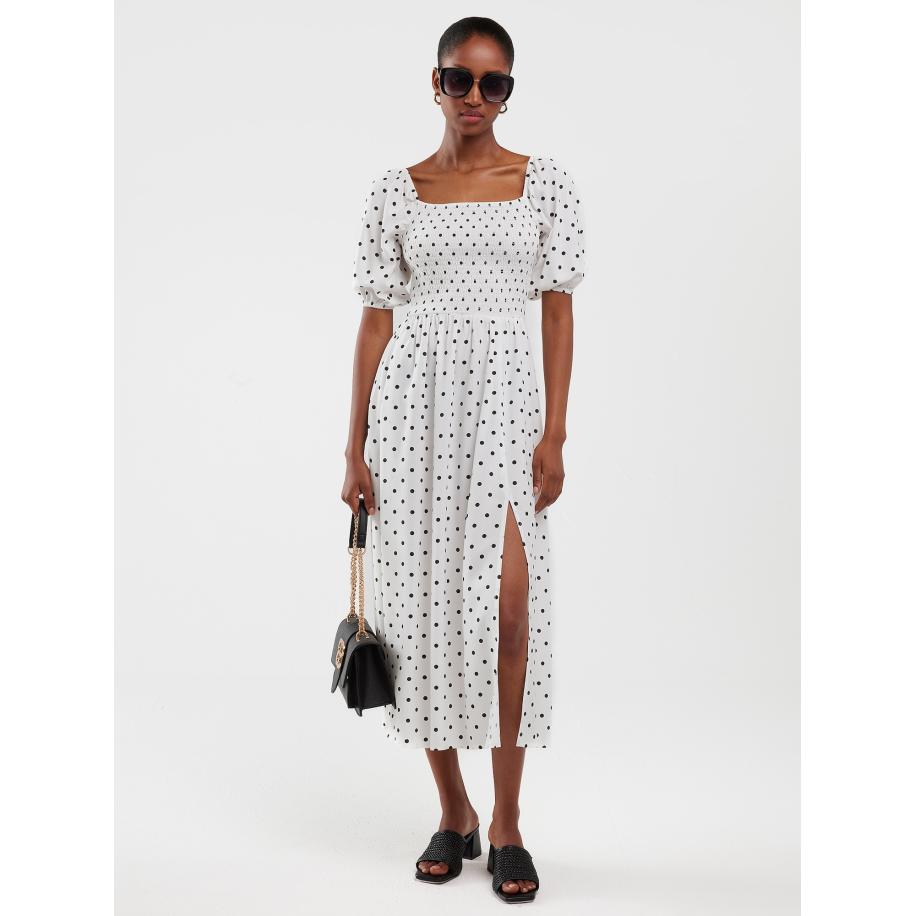 Big Star BIG STAR Jurk Sotini wit -