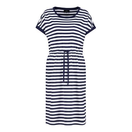 Monari monari Jurk navy / wit