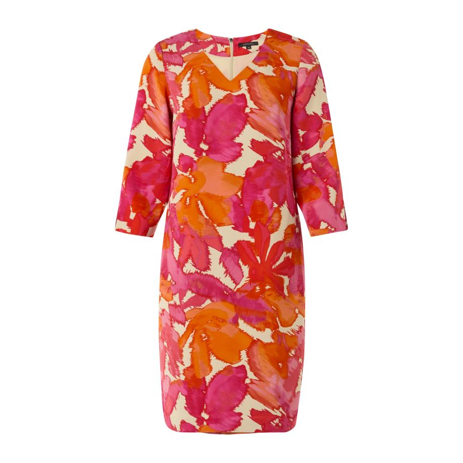 COMMA Jurk gemengde kleuren Multicolor