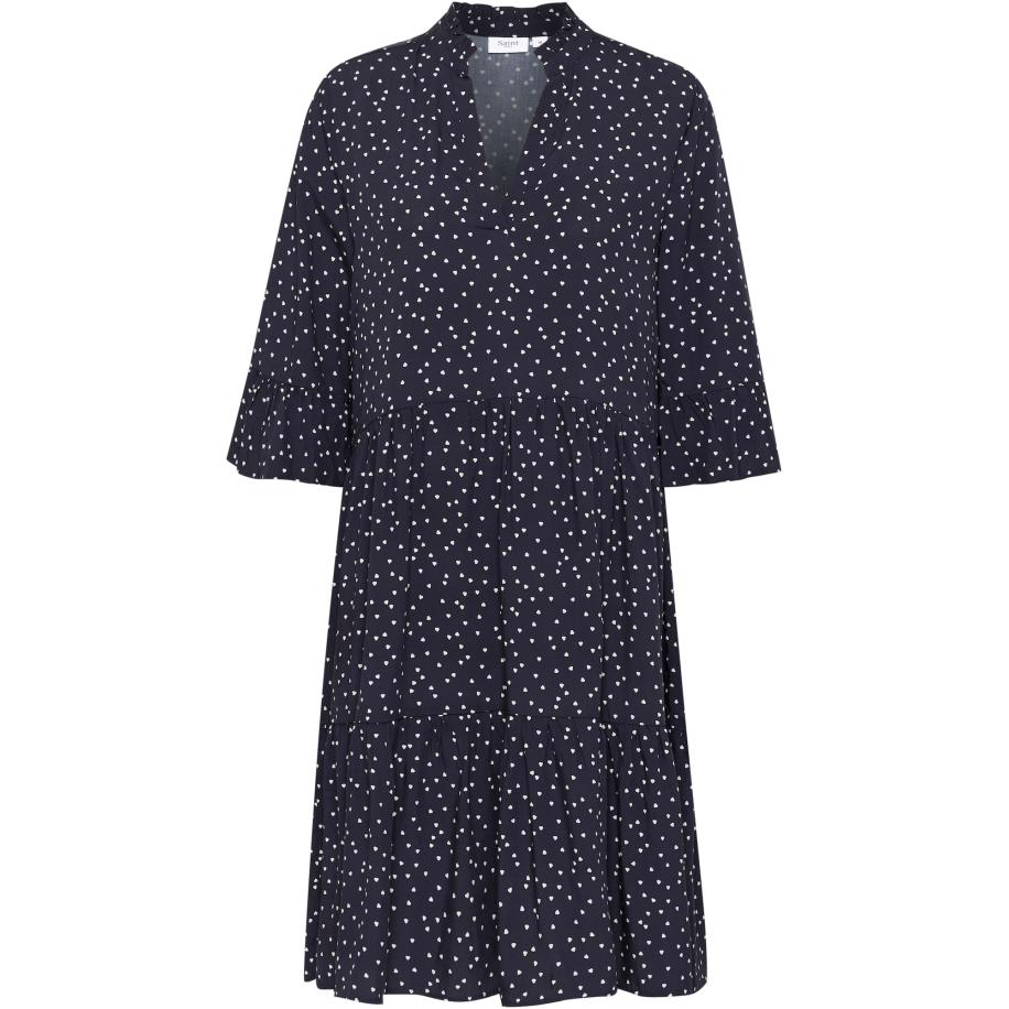 Saint Tropez SAINT TROPEZ Jurk Eda navy / wit -