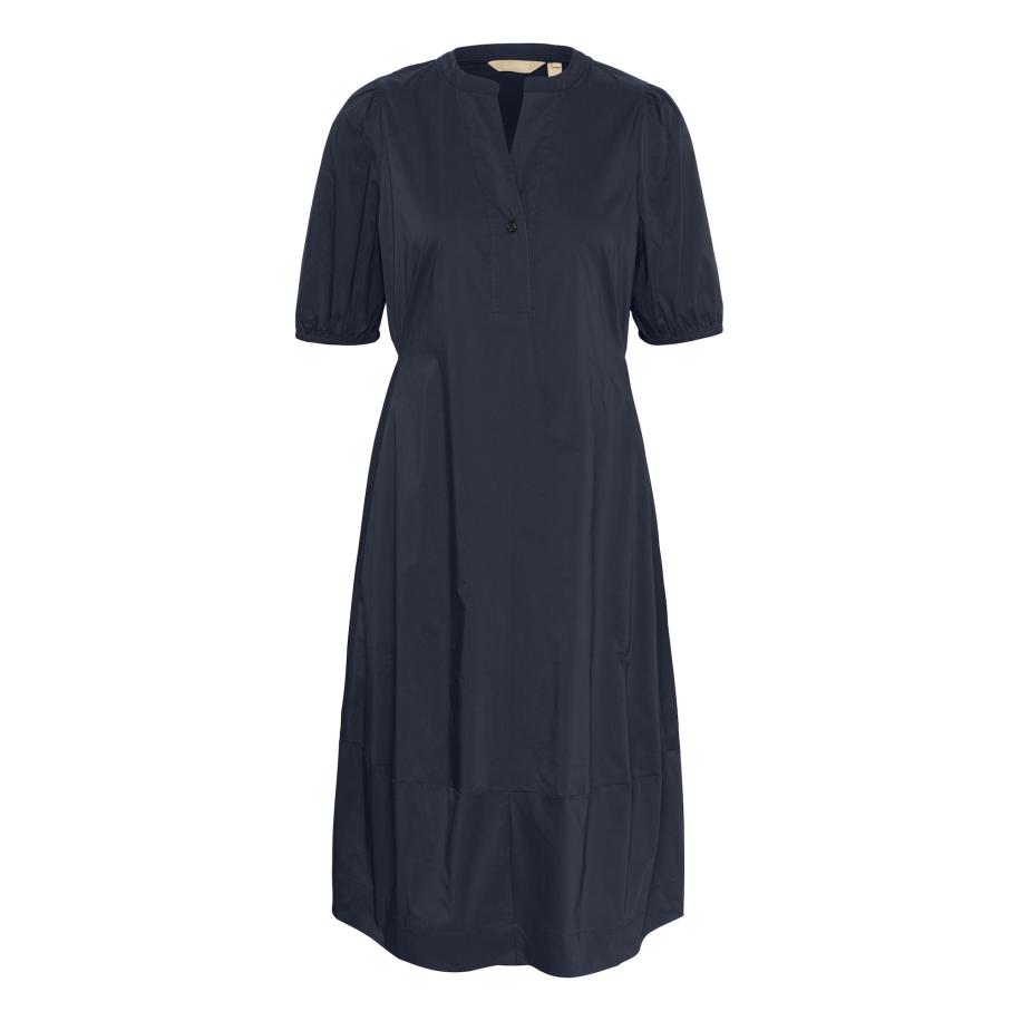 Culture CULTURE Jurk ultramarine blauw -