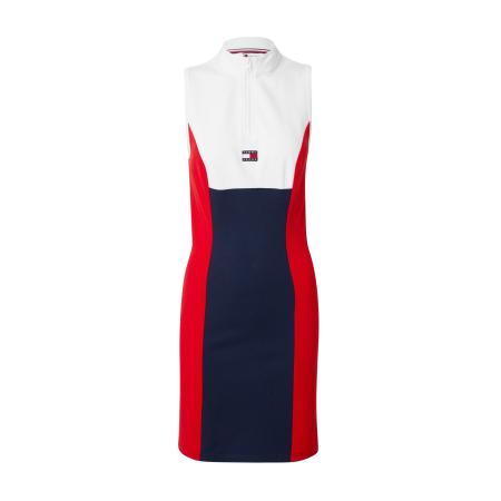 Tommy Jeans Jurk navy / rood / wit