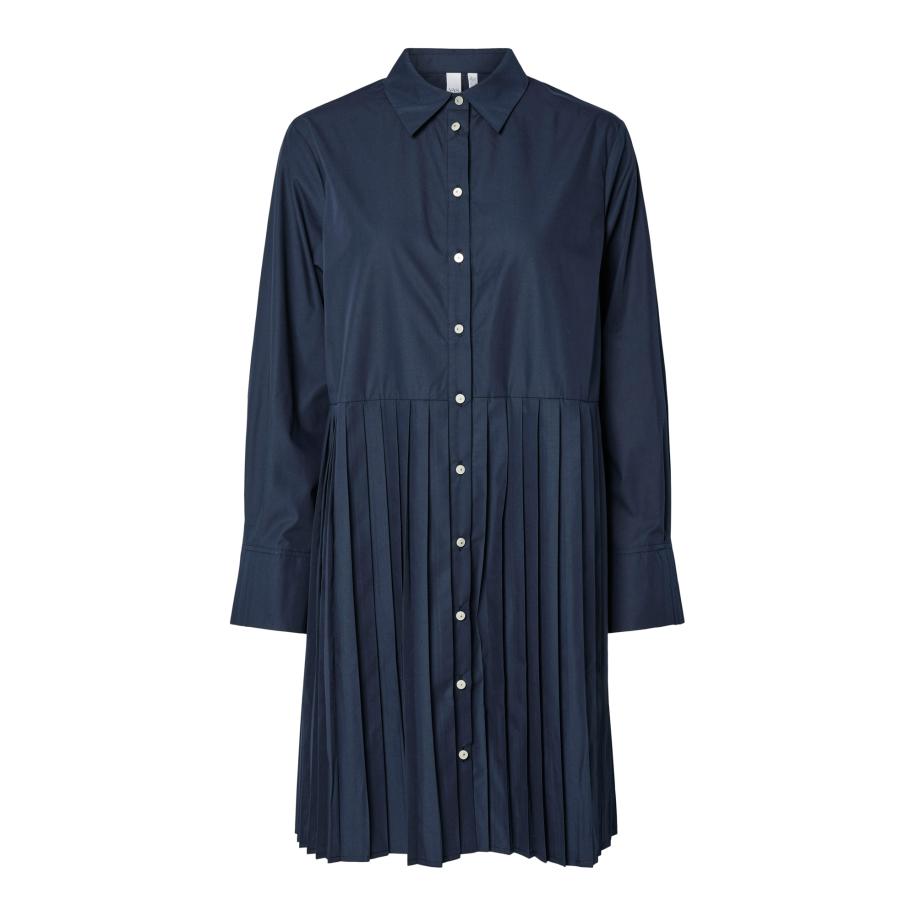 YAS YAS Blousejurk YASROYELLI navy -