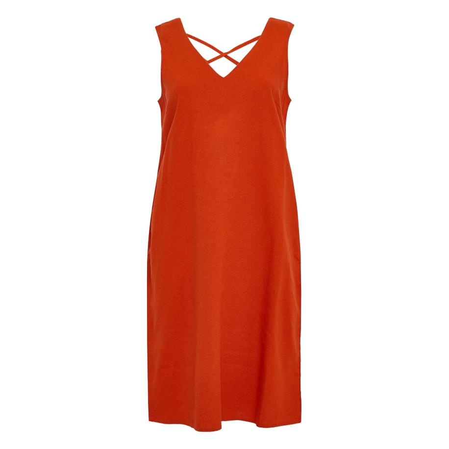 Threadbare Threadbare Zomerjurk Peggy oranje -