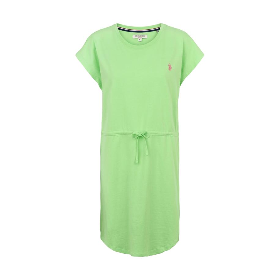 U.S. Polo Assn. U.S. POLO ASSN. Jurk Ida lichtgroen / pink -