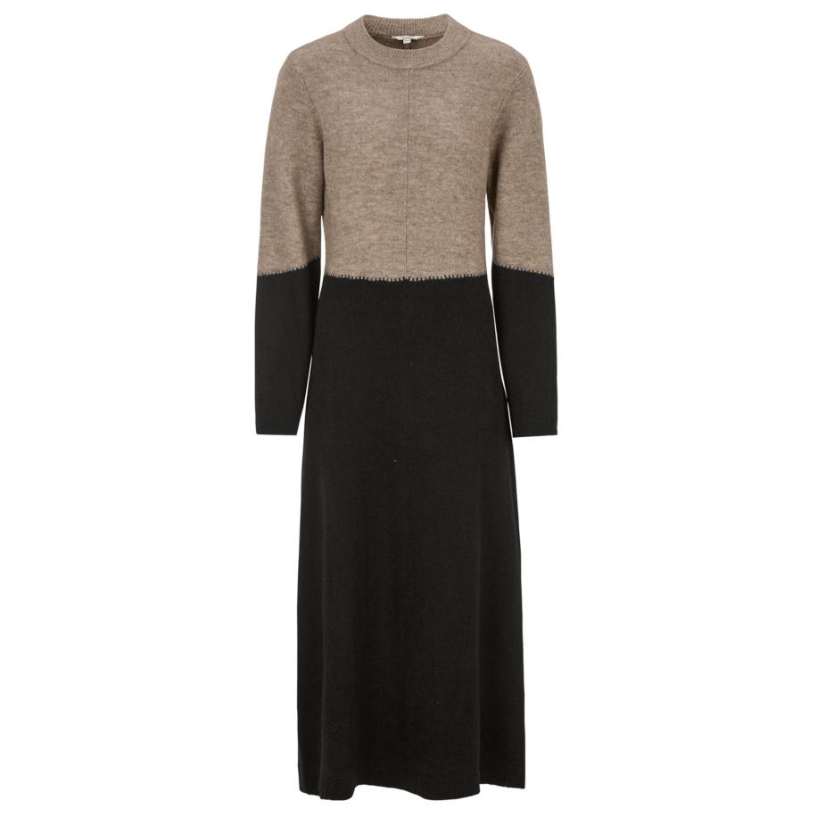Cellbes of Sweden Cellbes of Sweden Gebreide jurk beige gemêleerd / zwart -