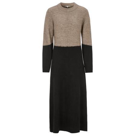 Cellbes of Sweden Cellbes of Sweden Gebreide jurk beige gemêleerd / zwart