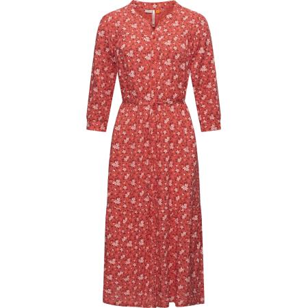 Ragwear Ragwear Blousejurk Meve framboos / roestrood / wit