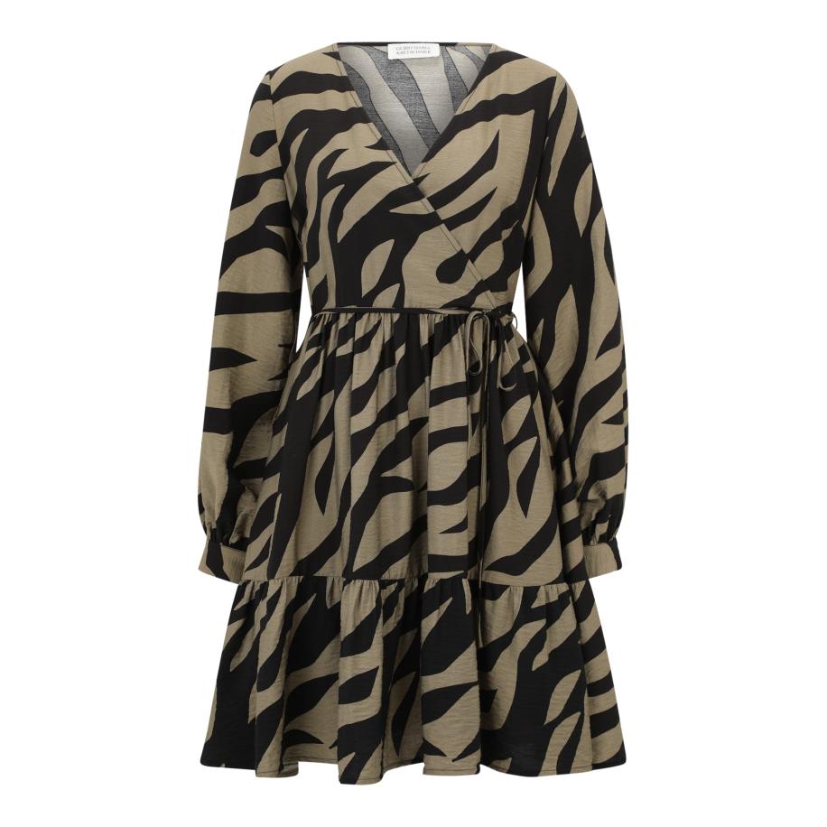Guido Maria Kretschmer Women Jurk Leila lichtbruin / zwart Zwart