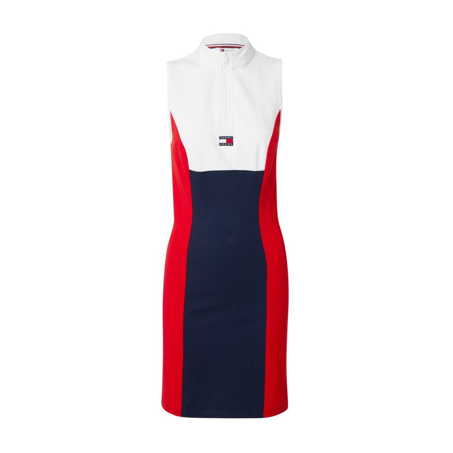 Tommy Jeans Jurk navy / rood / wit Blauw