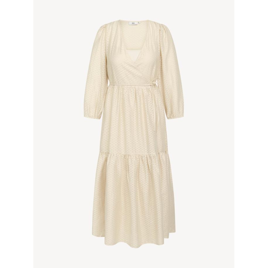 Noa Noa Jurk Camilla crème Bruin