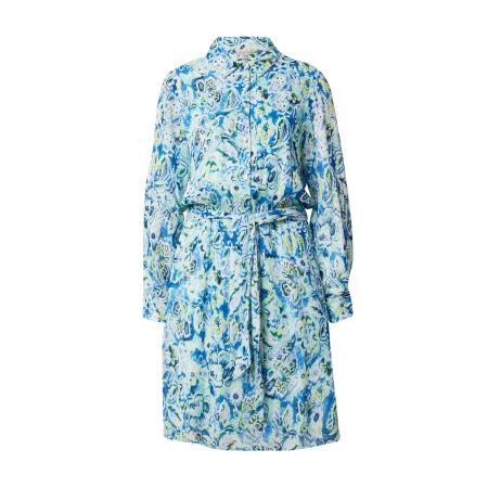 Esqualo Esqualo Blousejurk blauw / geel / groen / wit