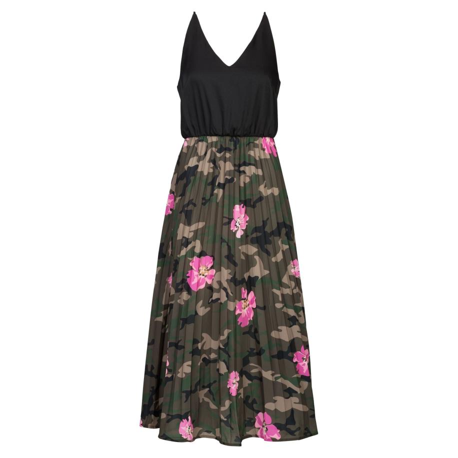 Dine'n'Dance DinenDance Zomerjurk Yagmur donkergroen / lichtroze / zwart -