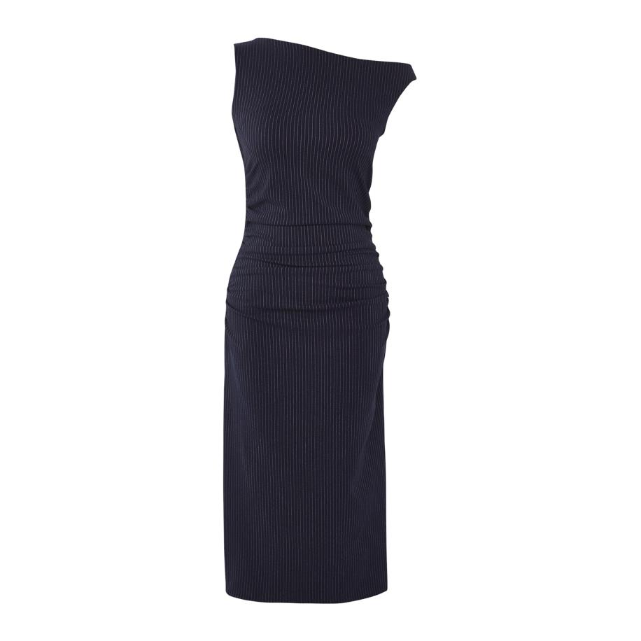 Trendyol Trendyol Jurk marine / wit -