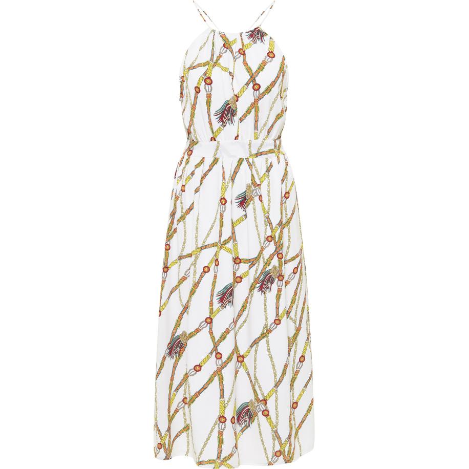 Faina faina Jurk gemengde kleuren / wit -