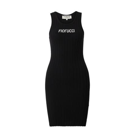 Fiorucci Fiorucci Gebreide jurk Angolo grijs / zwart