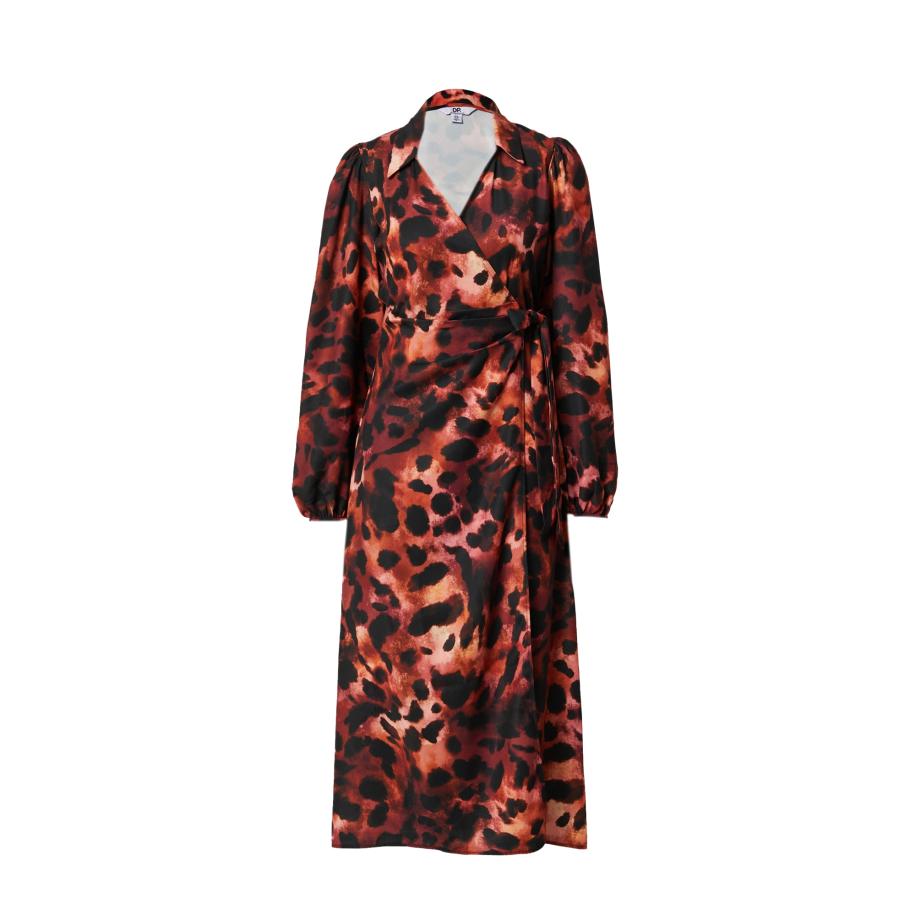 Dorothy Perkins Dorothy Perkins Blousejurk crème / roestbruin / zwart -