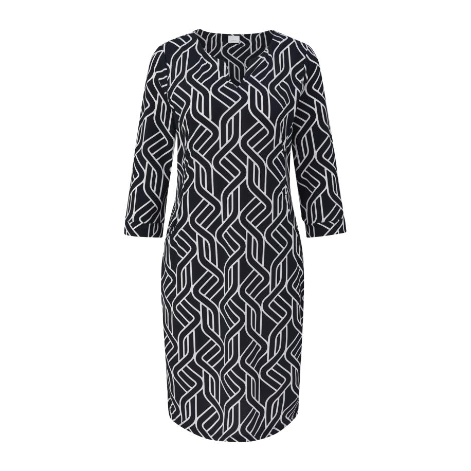 s.Oliver BLACK LABEL Jurk navy / wit Blauw