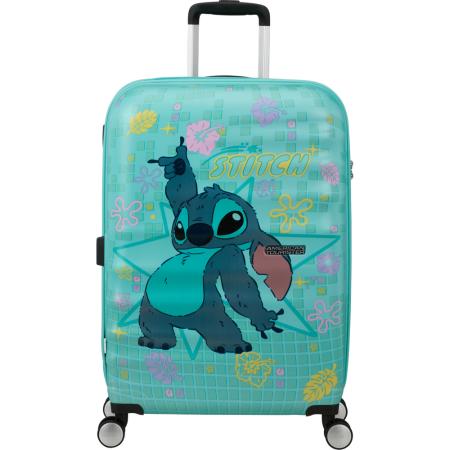 American Tourister Disney Wavebreaker Handbagage Stitch Flower