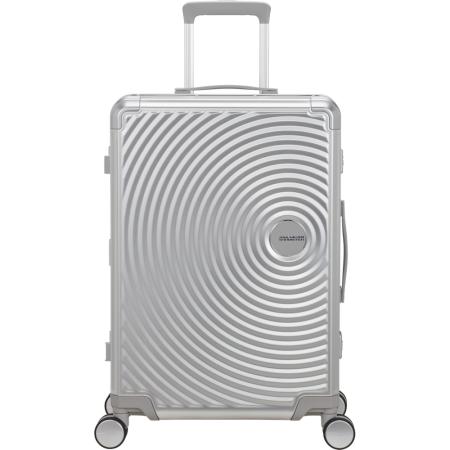 American Tourister Soundbox Alu Middelgrote ruimbagage Silver