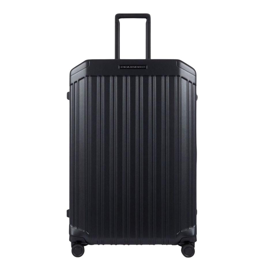 Piquadro PQ Light Frame Large Spinner 75 matte black Zwart