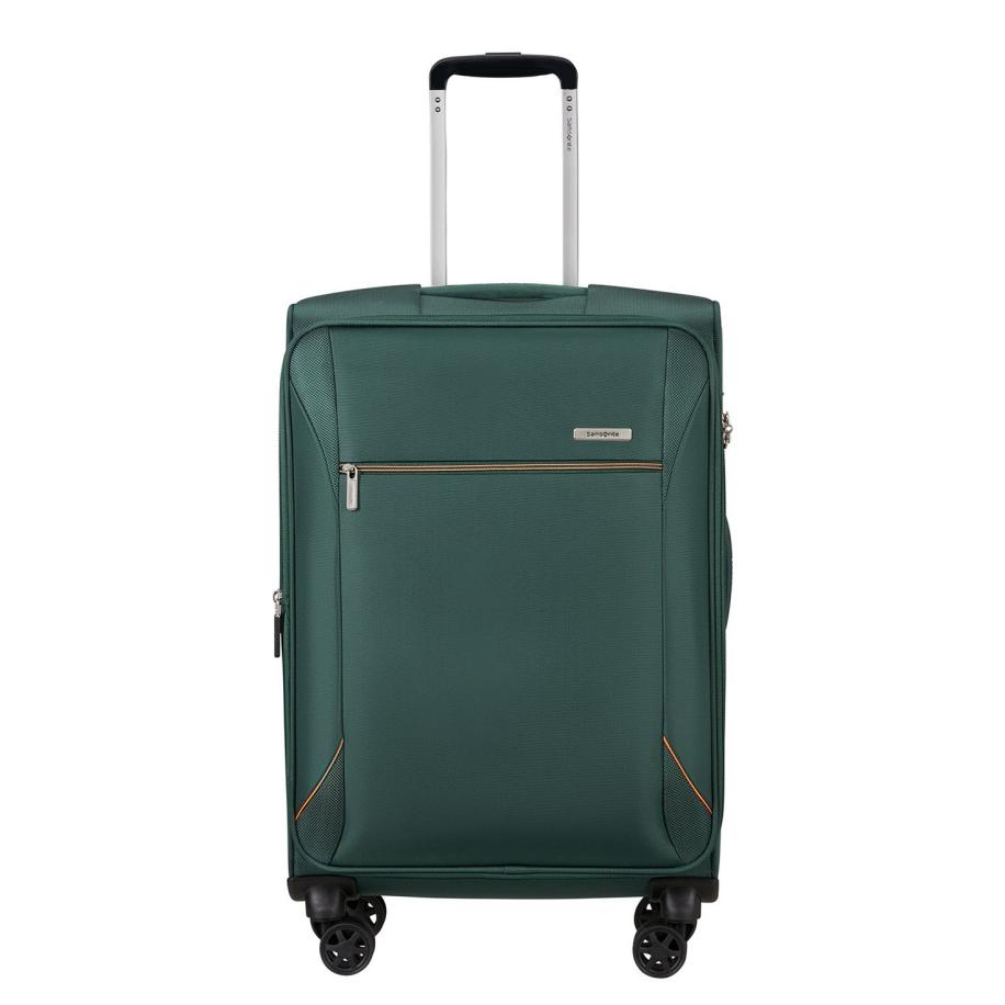 Samsonite Base Breeze Spinner 67/24 Expandable dark green Groen