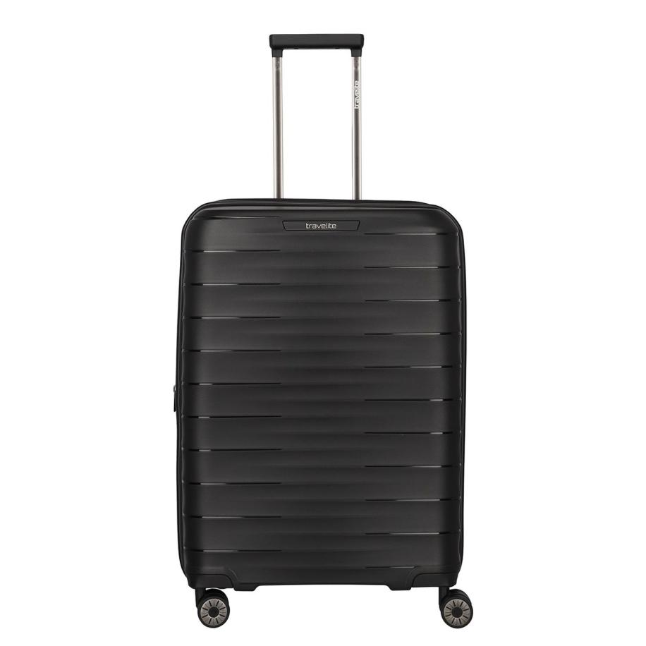Travelite Mooby 4w Trolley M black Zwart