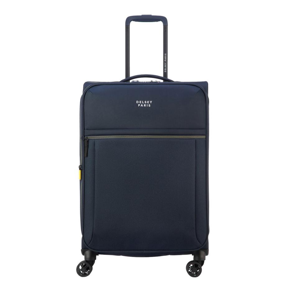 Delsey Brochant 3 Trolley 67 Expandable navy blue Blauw