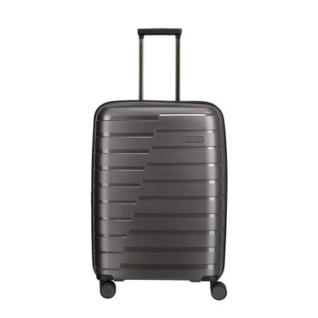 Travelite Air Base 4 Wiel Trolley M Expandable anthracite Harde Koffer
