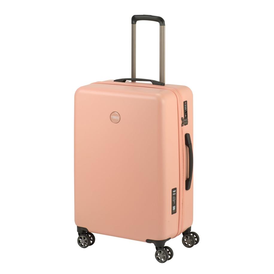 Princess Traveller PT-01 Deluxe Medium Trolley peony pink Roze
