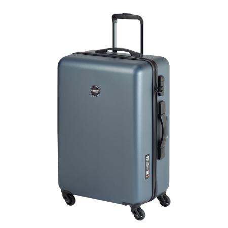 Princess Traveller PT-01 with Scale Medium Trolley platinum navy
