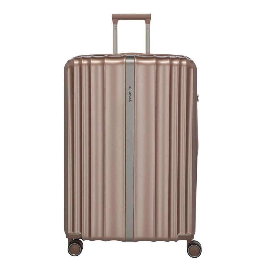 Travelite Paros 4W Trolley L cappuccino Bruin