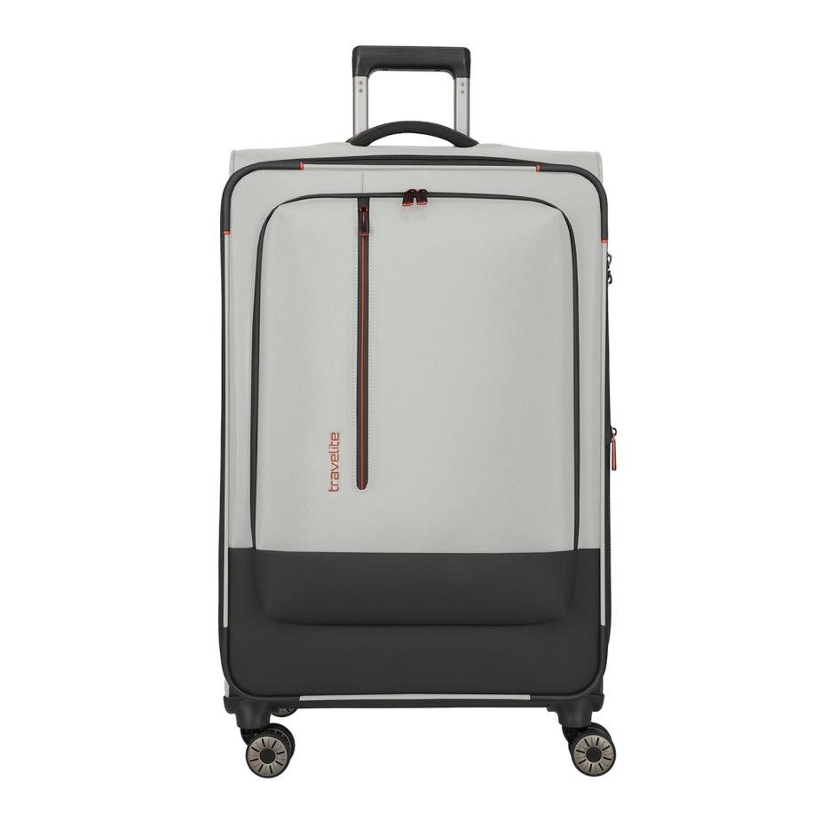 Travelite Crosslite 5.0 4w Trolley L white sand Bruin