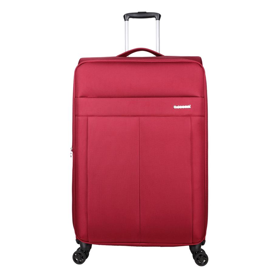 Decent D-Upright Trolley 76 red Zachte koffer Rood