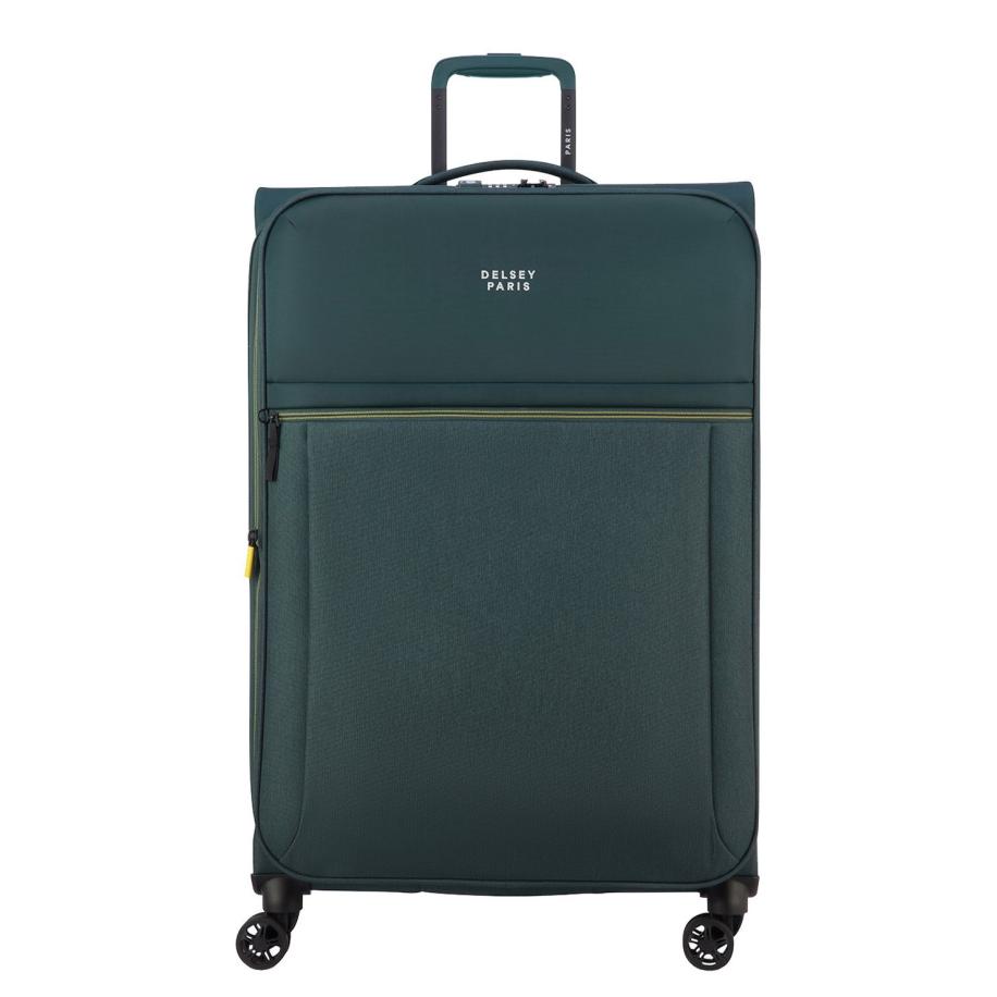 Delsey Brochant 3 Trolley 78 Expandable pine green Groen