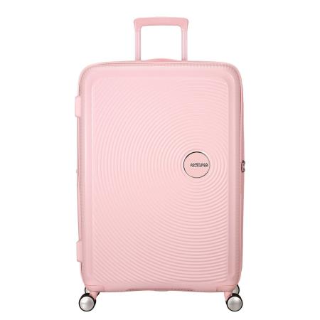 American Tourister Soundbox Spinner 77/28 TSA Expandable pastel pink